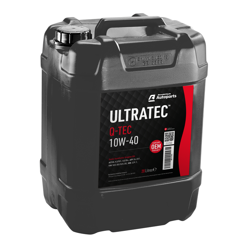 Ultratec QTEC 10W40 Oil 20Litre - E119-20L
