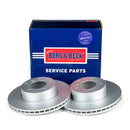 Borg & Beck Brake Disc Pair  - BBD4471 fits BMW 320i.325i,320d, 05-