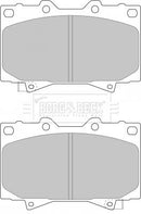 Borg & Beck Brake Pad Set -  BBP1682 fits Toyota L'cruiser (J100) 98-07