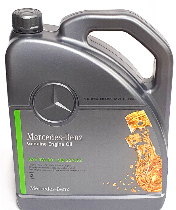 Mercedes-Benz Genuine 5L Engine Oil SAE 5W-30 MB 229.52