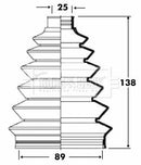 Borg & Beck Cv Joint Boot Kit Part No -BCB6088