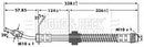 Borg & Beck Brake Hose  - BBH7131 fits Niss Interstar,GM Movano
