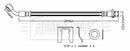 Borg & Beck Brake Hose Part No -BBH7757
