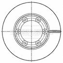 Borg & Beck Brake Disc Pair  - BBD5511 fits Canter 3.0 DT (FB83S) 09-