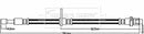 Borg & Beck Brake Hose  - BBH8197 fits Subaru Forester(SG)EJ204 05-08