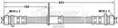 Borg & Beck Brake Hose  - BBH7030 fits Honda Shuttle 95-00