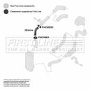 First Line Turbo Hose  - FTH1114 fits VAG Ibiza,Roomster 1.4,1.9TDi