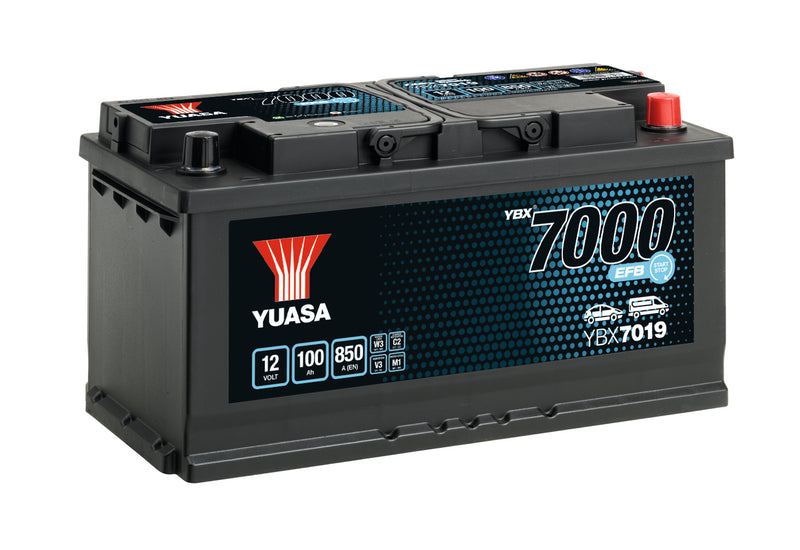 Yuasa YBX7019 EFB - 7019 EFB Start Stop Plus Battery - 3 Year Warranty