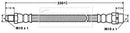 Borg & Beck Brake Hose  - BBH7398 fits BMW Z4 E85,E86