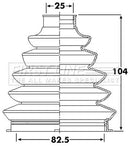 First Line Cv Joint Boot Kit  - FCB6250 fits Chrysler PT Cruiser