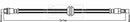 Borg & Beck Brake Hose  - BBH8391 fits Mini 06/10-