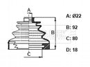 Borg & Beck Cv Joint Boot Kit Part No -BCB6322