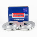 Borg & Beck Brake Disc Pair  - BBD4110 fits Mercedes A160 97-  Vented