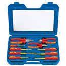 Fully Insulated Pliers and Screwdriver Set (10 Piece)