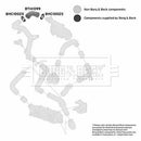 Borg & Beck Turbo Hose Part No -BTH1099