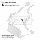 Borg & Beck Turbo Hose  - BTH1159 fits VAG A1,A3,TT,Altea,Golf 04-