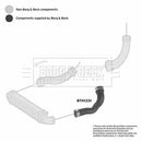 Borg & Beck Turbo Hose  - BTH1331 fits Merc 211 E200 Komp 1.8 02-09