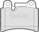 Borg & Beck Rear Brake Pad Set - BBP2053 fits VAG Touareg 03-