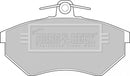 Borg & Beck Brake Pad Set - BBP1427 fits Seat (F) R90 approved