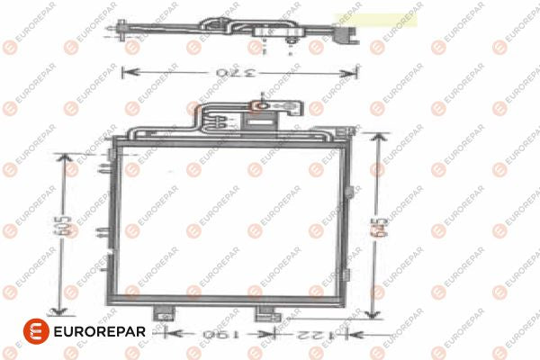 Eurorepar Air Conditioning Condenser - 1610159480