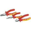 VDE Fully Insulated Plier Set (3 Piece)