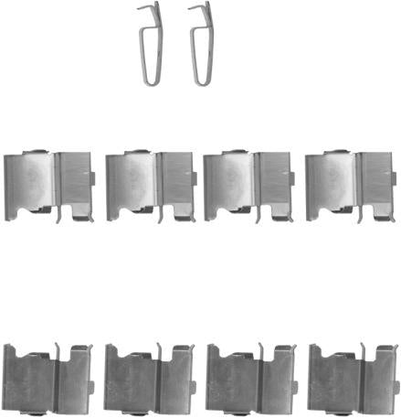 Textar Brake Pad Fitting Kit - 82513100