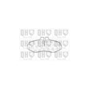 Quinton Hazell Brake Pad Set - BP1096