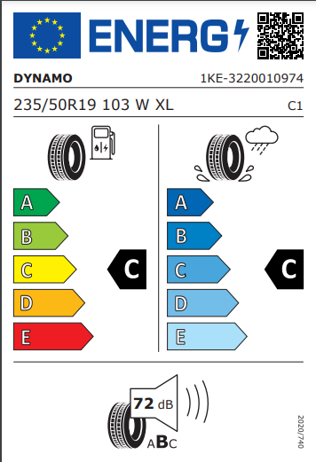 Dynamo 235 50 19 103W Hiscend-H MSU02 tyre