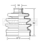 First Line Cv Joint Boot Kit Part No -FCB2072