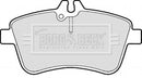 Borg & Beck Brake Pad Set - BBP2145 fits Mercedes A Class, B Class 05-