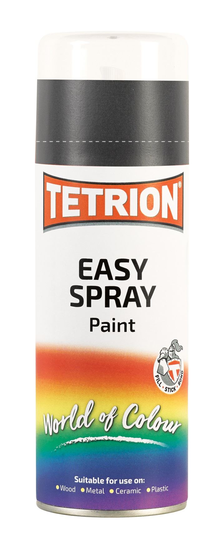 Tetrion Easy Spray Satin Black Paint - 400ml