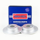 Borg & Beck Brake Disc Pair  - BBD4085 fits Land Rover Disco/Range Rover