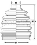 First Line Cv Joint Boot Kit Part No -FCB6236