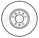 Key Parts Brake Disc Single  - KBD5815S fits PSA C5,Expert 07-