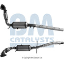 BM Cats Homologated Diesel Catalytic Converter & DPF - BM11396H with Fitting Kit - FK11396A