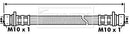 Borg & Beck Brake Hose Part No -BBH7446