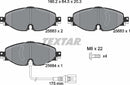 Textar Brake Pad Set - 2568301
