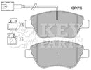 Key Parts Brake Pad Set - KBP1716 fits Fiat Stilo 1.2, 1.6 10/01-