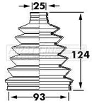 First Line Cv Joint Boot Kit Part No -FCB6124