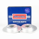 Borg & Beck Brake Disc Pair  - BBD4845 fits Renault 5, Extra 85-