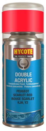 Hycote Double Acrylic Peugeot Scarlet Red Spray Paint - 150ml