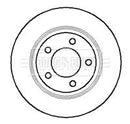 Borg & Beck Brake Disc Pair  - BBD5117 fits Jeep Grand Cherokee 1994-99