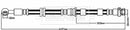 Borg & Beck Brake Hose Part No -BBH8040