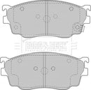 Borg & Beck Front Brake Pad Set - BBP1404 fits Mazda 626 1998-