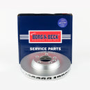 Borg & Beck Brake Disc Single  - BBD5758S fits VW Touarag 02-