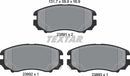 Hyundai Kia, Brake Pad Set - Textar 2389101