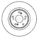 Borg & Beck Brake Disc Pair  - BBD4741 fits Honda Accord 2.0,2.2 DTEC 08-