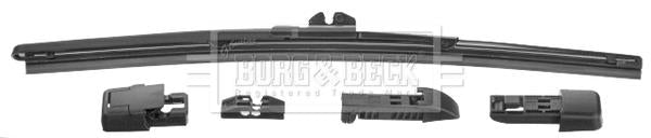 Borg & Beck Wiper Blade Rear Flat  - BW12RF fits Rear Flat Wiper Blade 12