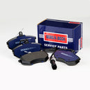 Borg & Beck Brake Pad Set - BBP1406 fits Audi/Seat/VW 91-