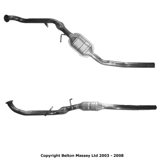 BM Cats Approved Diesel Catalytic Converter - BM80229H with Fitting Kit - FK80229 fits Mercedes-Benz